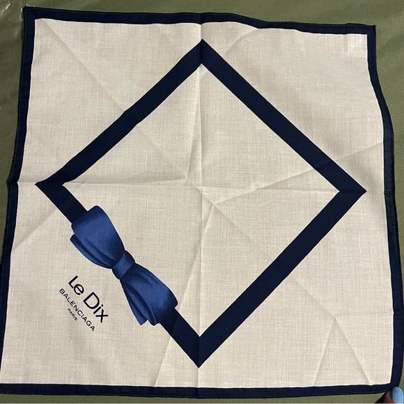 Le Dix Balenciaga handkerchief, cotton 100%, new - Picture 2 of 6